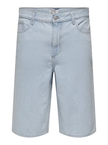Only & Sons Onsbuma 9896 Bermuda uomo denim blu chiaro