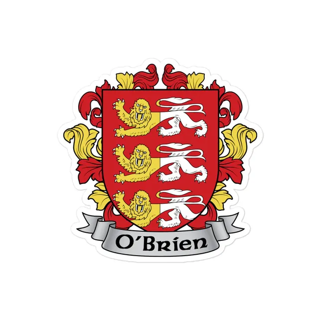 7.62 Design O'Brien adesivo vinile 3x3 stemma irlandese