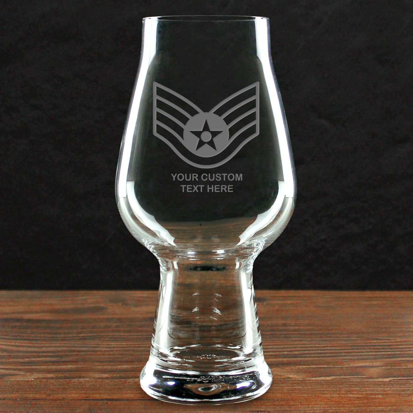 7.62 Design Drinkware Build Your Glass Bicchiere IPA Air Force Logo 540 ml