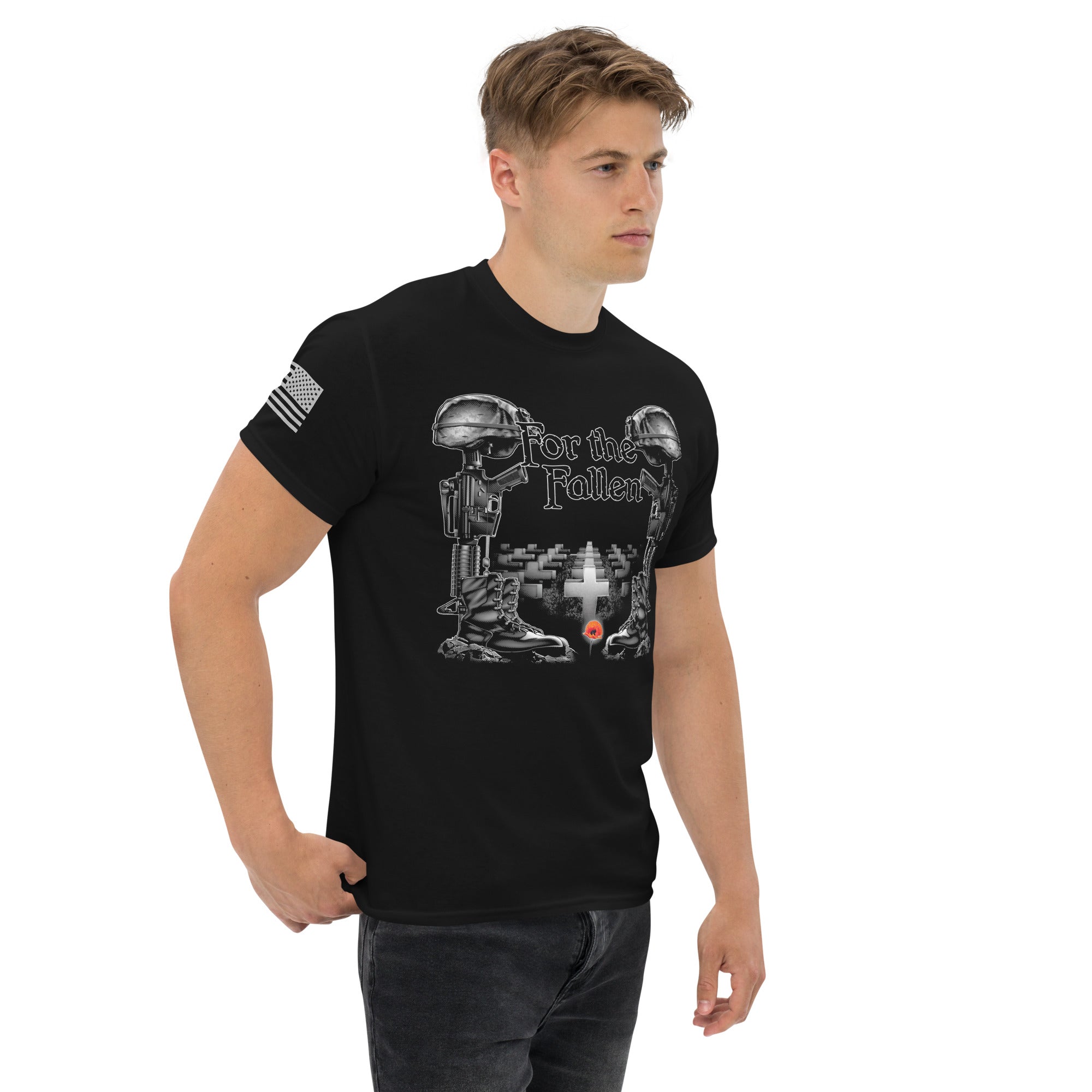 7.62 Design For The Fallen maglietta uomo cotone nera