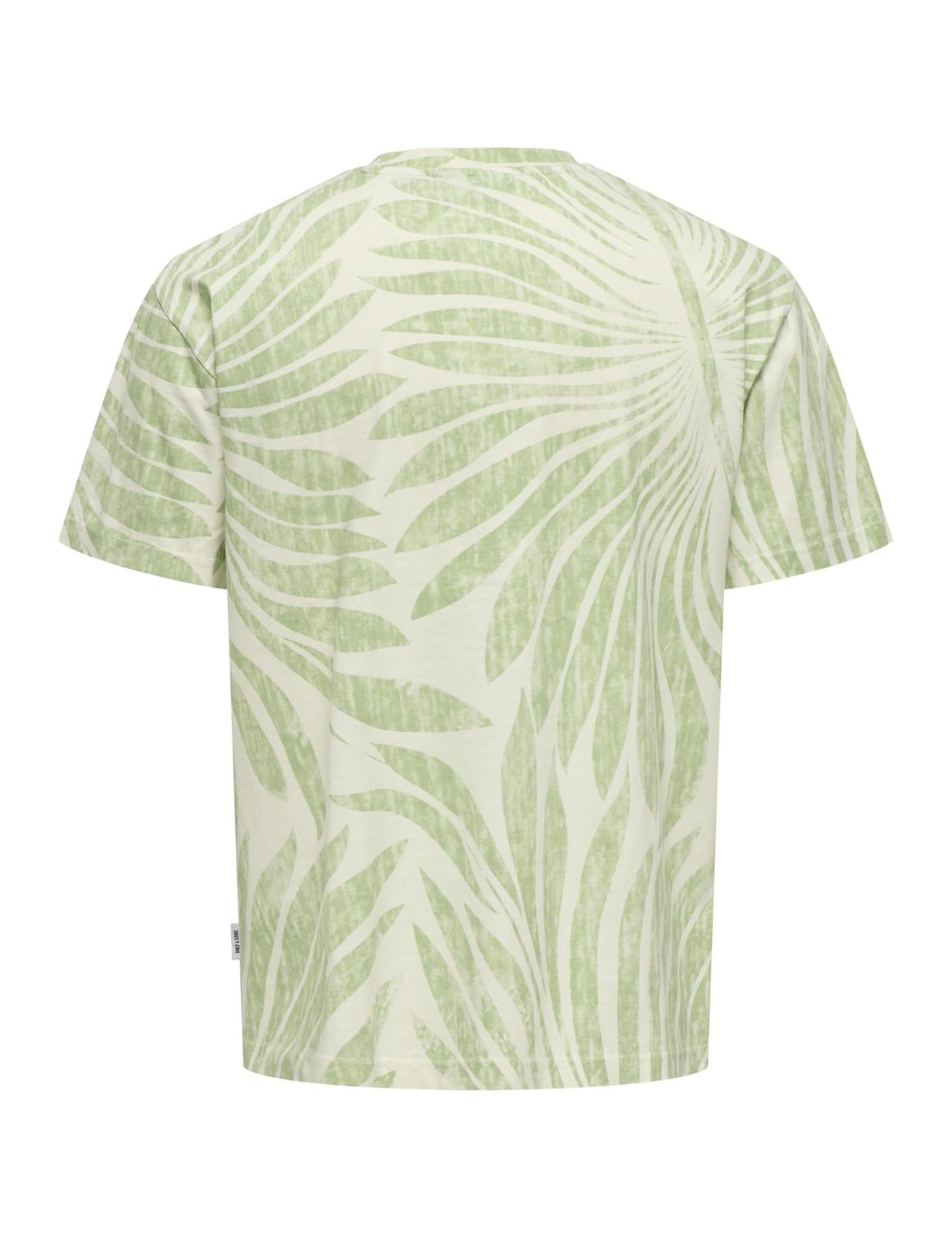 ONLY & SONS Onszeke Washed AOP T-shirt Uomo L Stampata