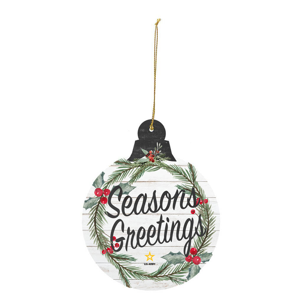 7.62 Design Ornaments decorazione natale US Army Seasons Greetings