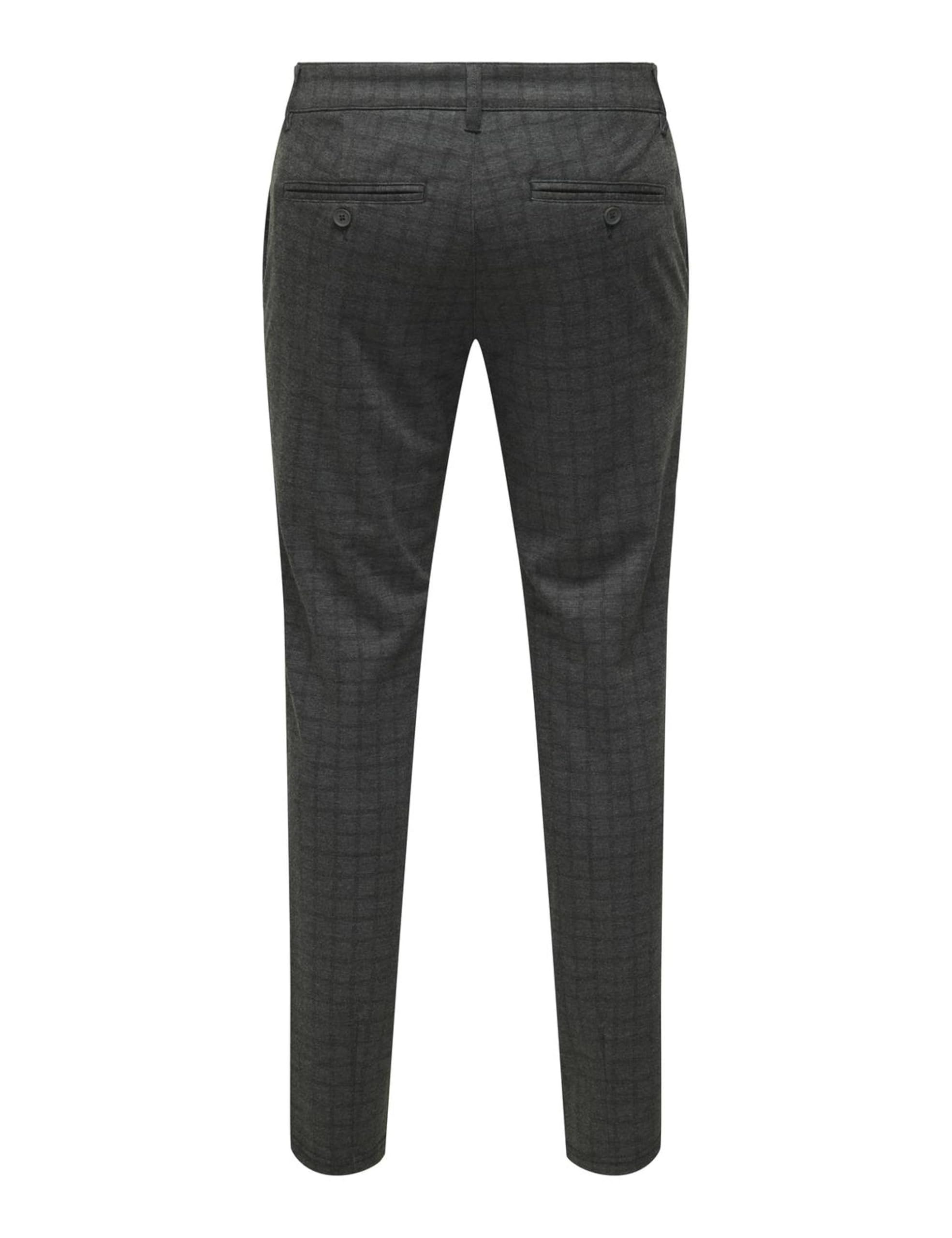Only & Sons Onsmark Check 020922 pantaloni uomo grigio 32W/32L