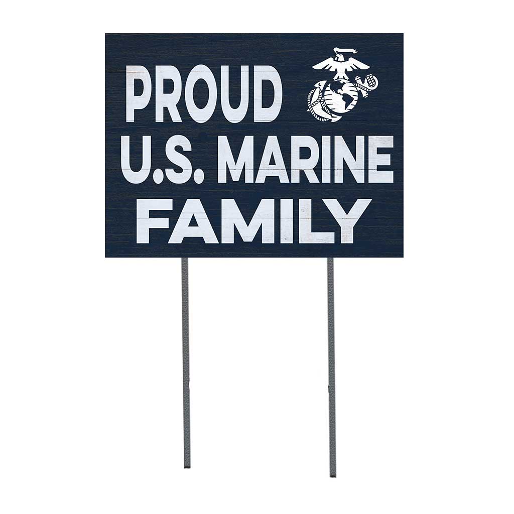 7.62 Design USMC Proud Marines cartello giardino 18x24