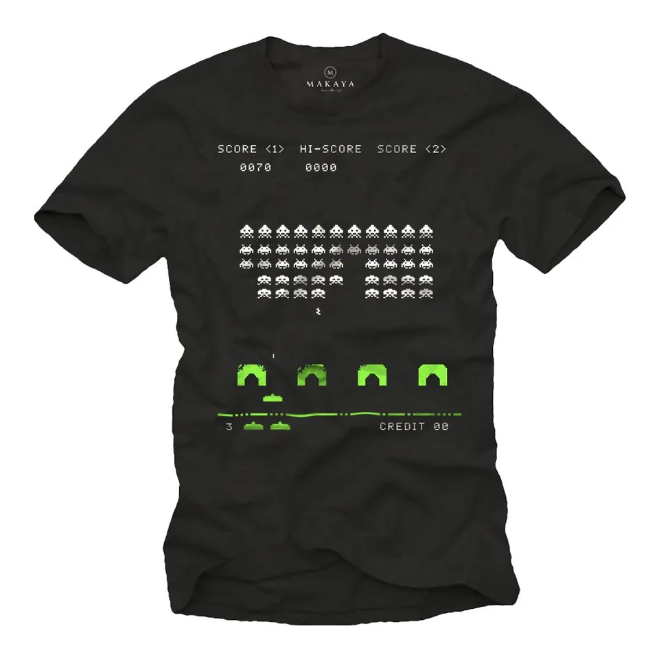 MAKAYA Gamer Space T-Shirt Uomo XL Cotone