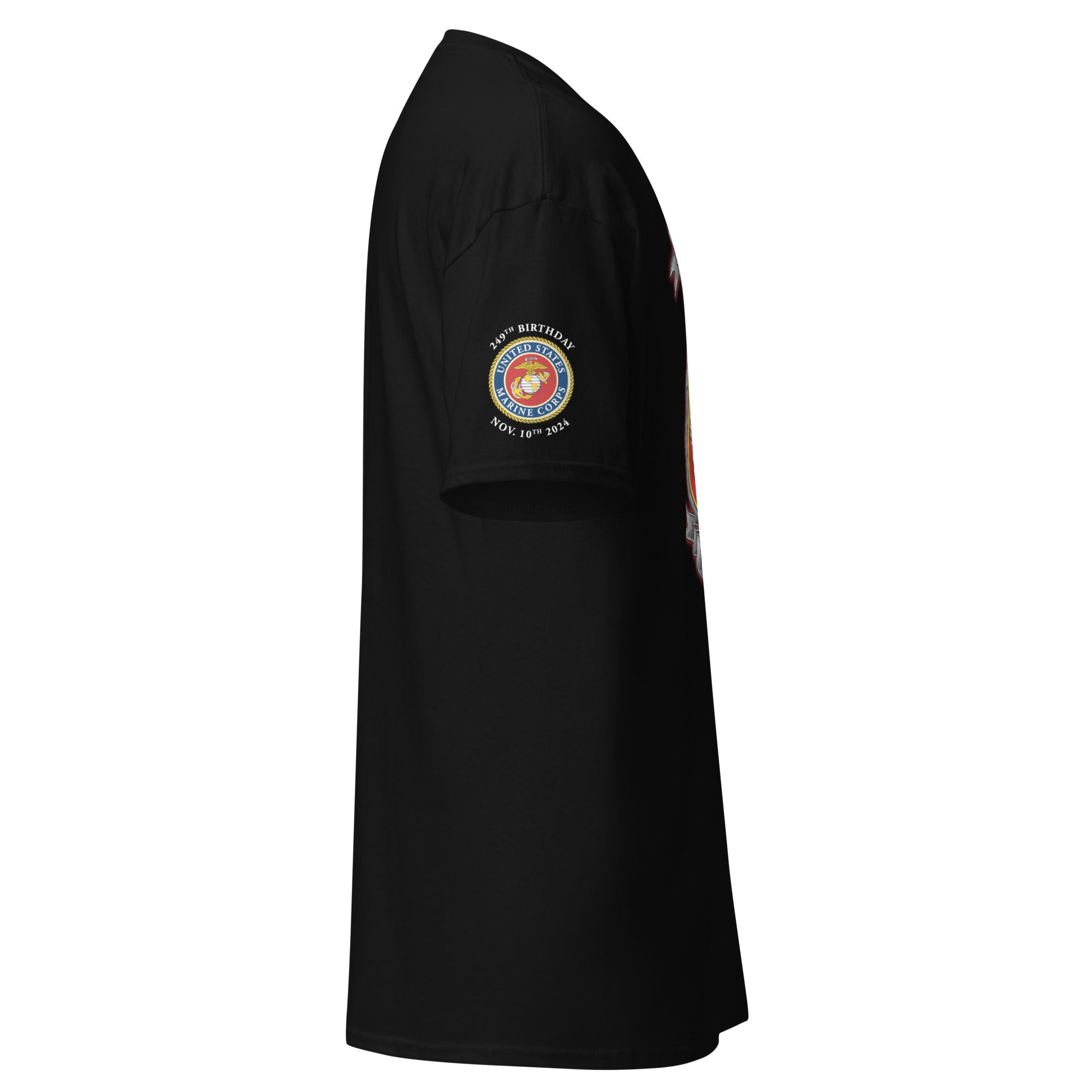 7.62 Design USMC 249th maglietta uomo nera cotone taglia L