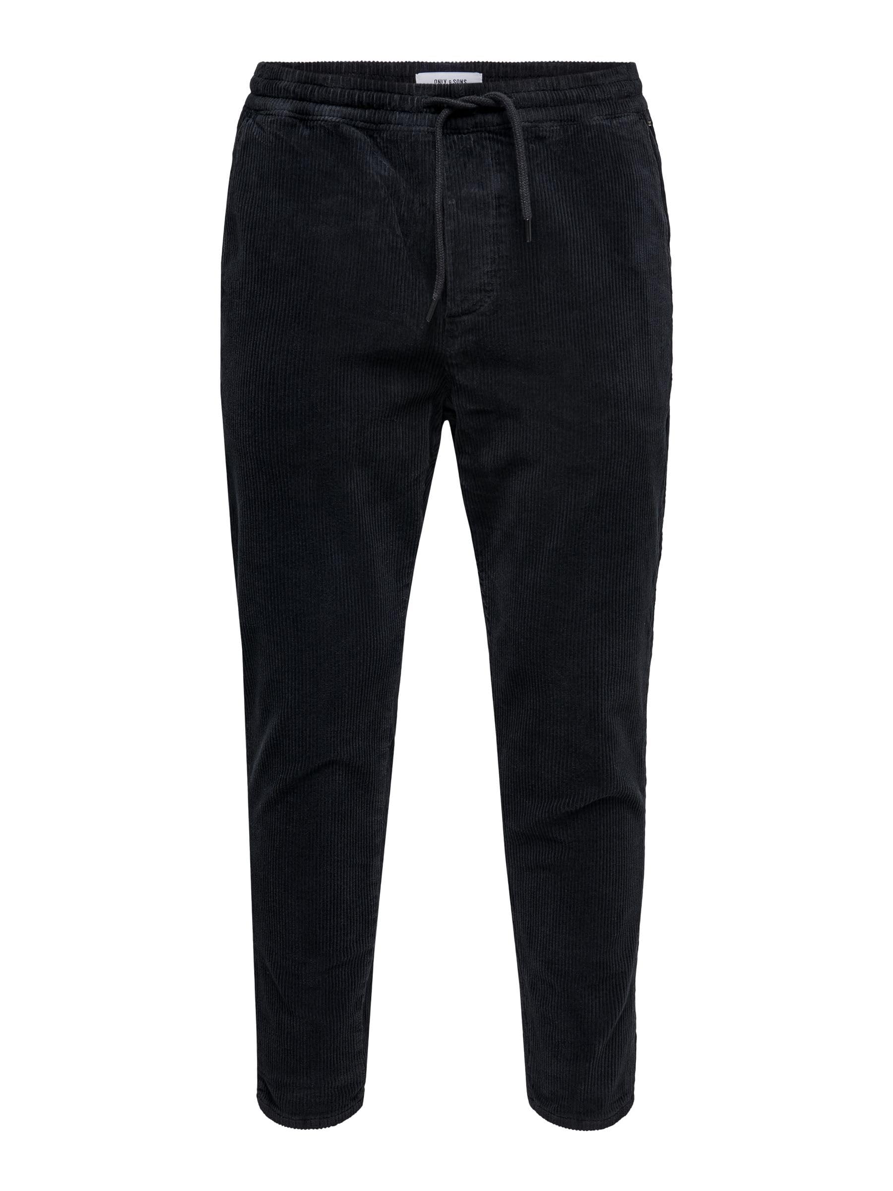 ONLY & SONS Onslinus 9912 Pantaloni Velluto Nero XXL