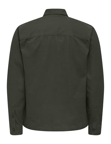 Only & Sons Onslev Camicia Uomo Overshirt Rosin XL