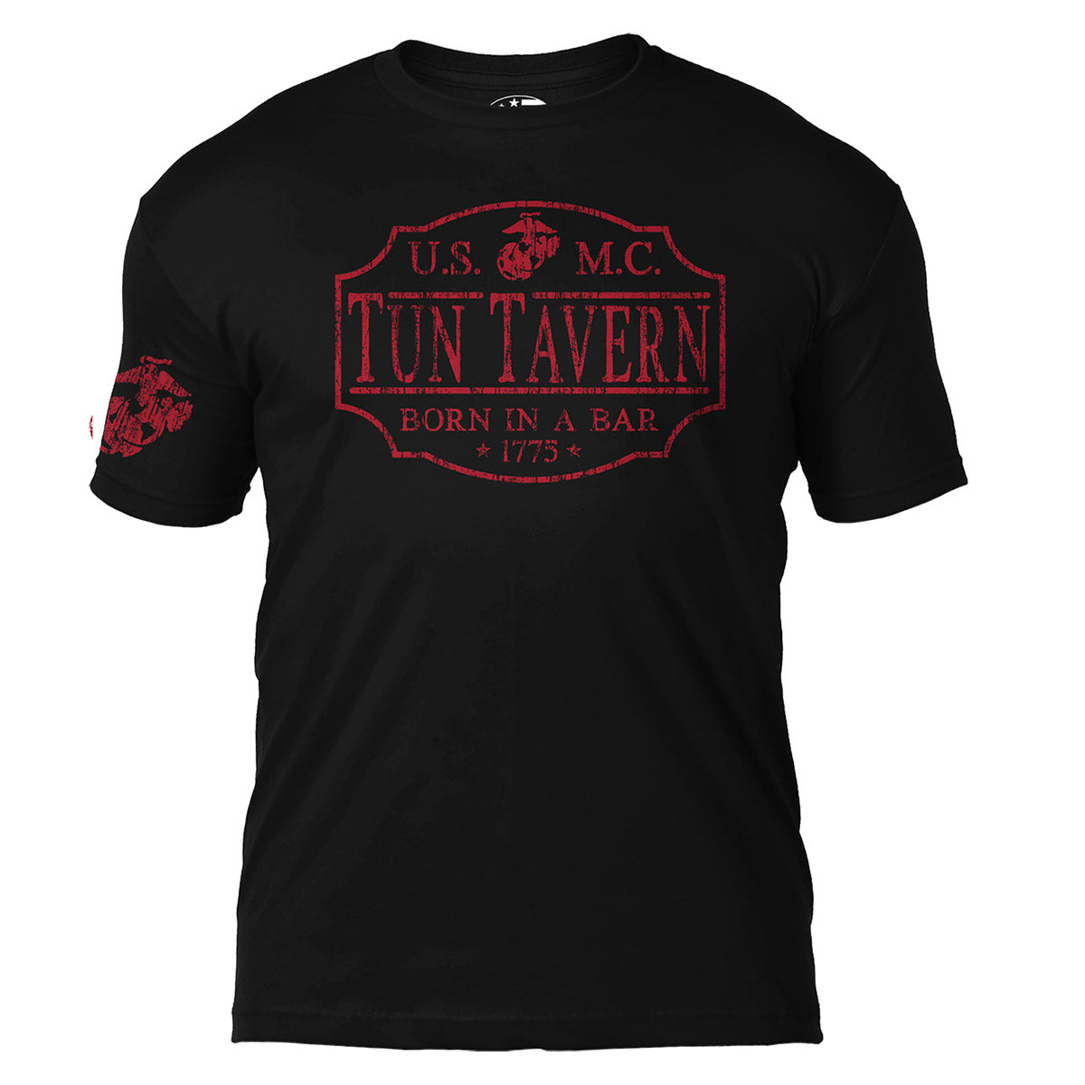7.62 Design USMC Tun Tavern t-shirt cotone nera uomo