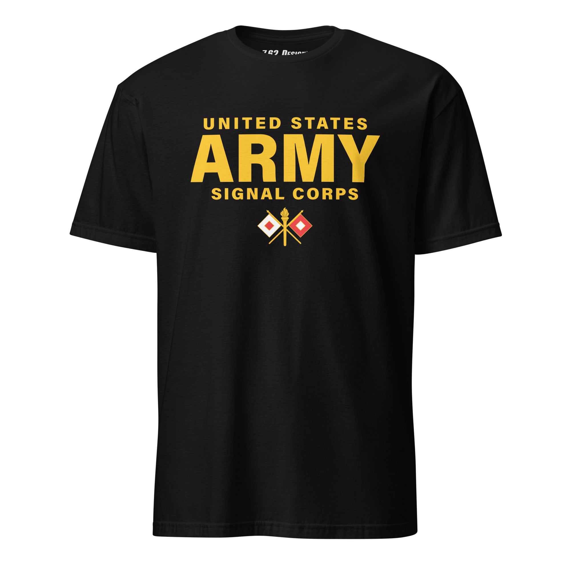 7.62 Design US Army Signal Corps T-Shirt maglietta uomo nera cotone