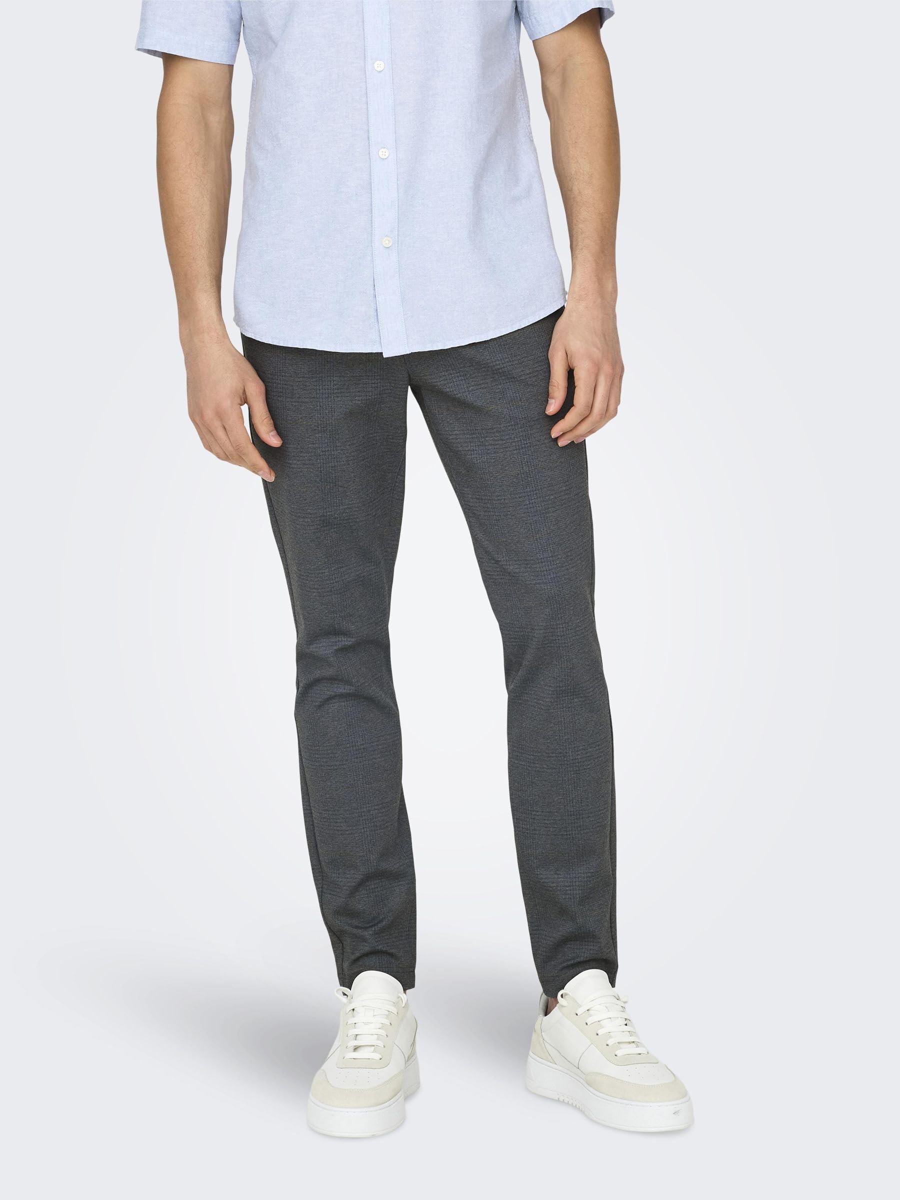 ONLY & SONS Onsmark Slim Pantaloni uomo 31W/30L navy