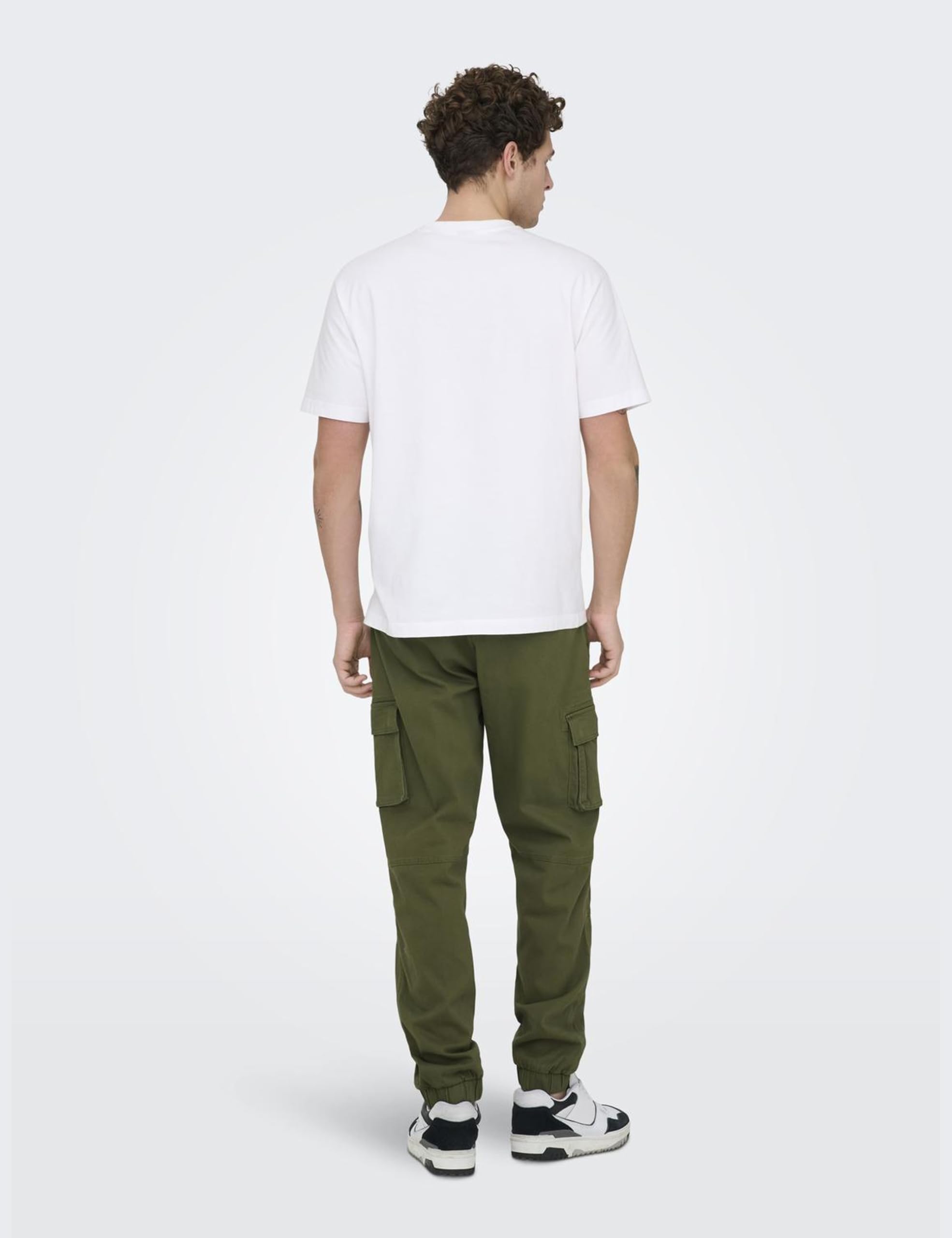 ONLY & SONS ONSCAM Pantaloni Cargo Uomo 34W/32L Olive
