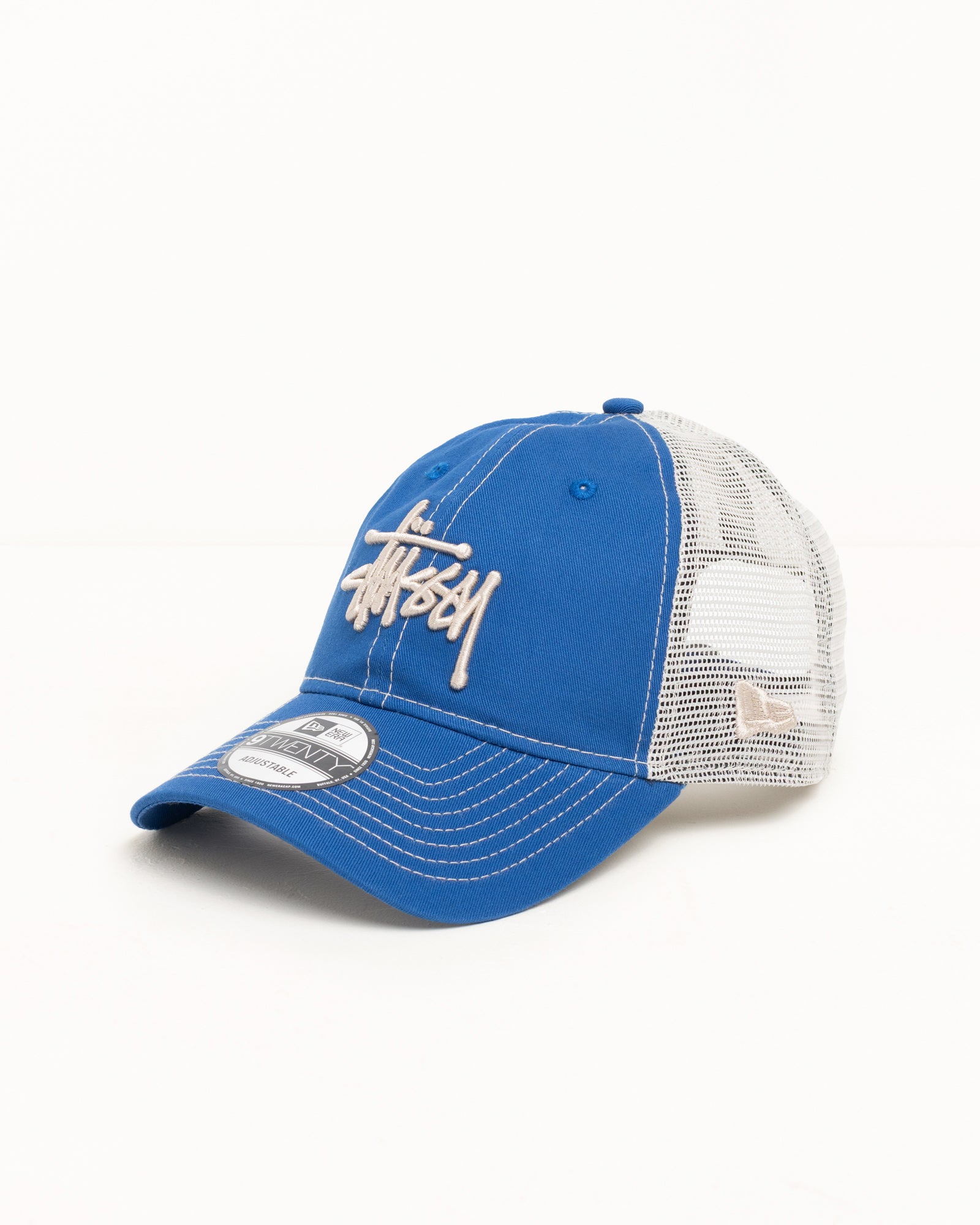 Stussy 9Twenty Basic Trucker cappellino blu rete one size