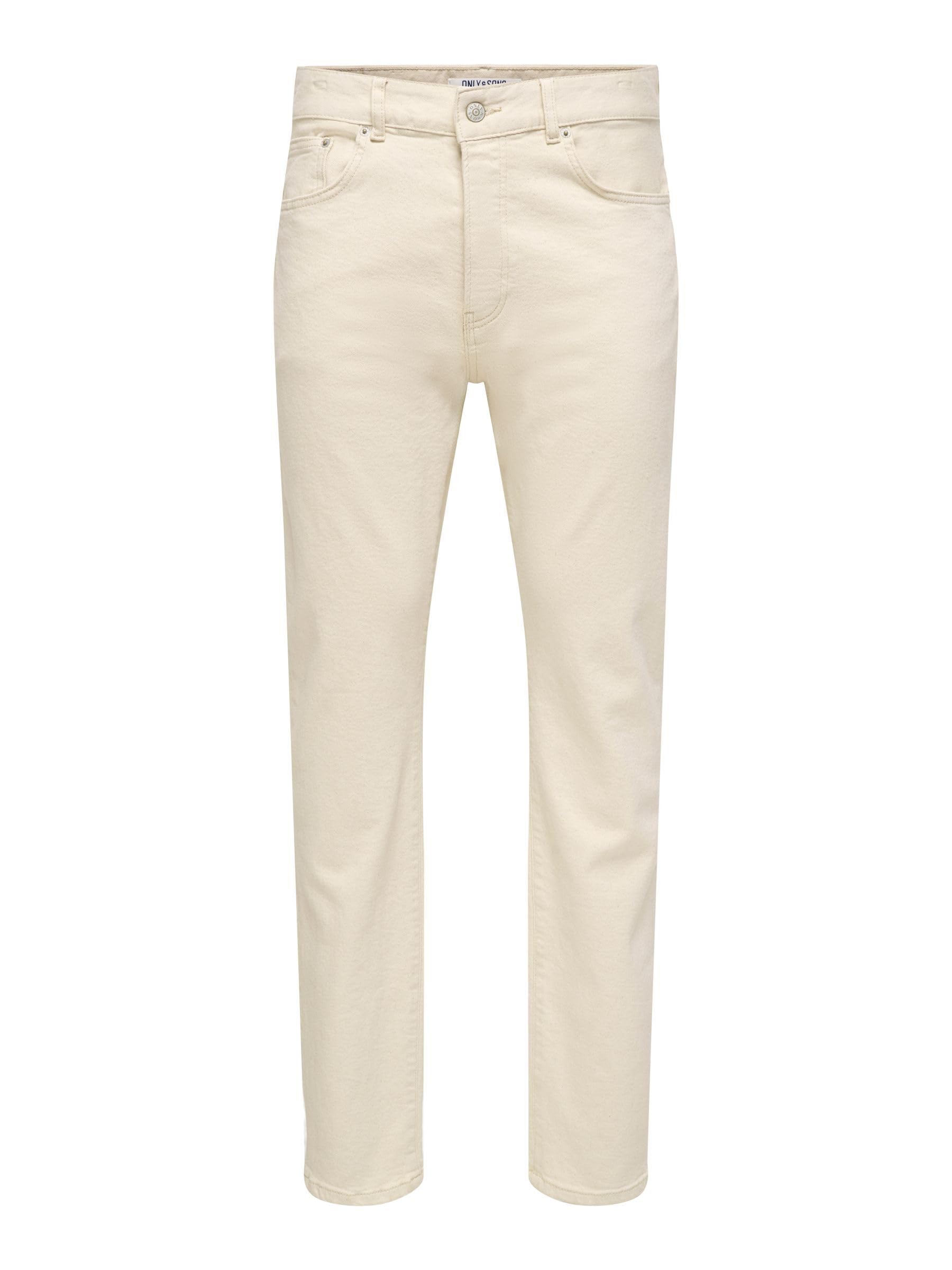 Only & Sons Onsyoke Tapered Ecru 7315 Jeans 30W/30L chiari