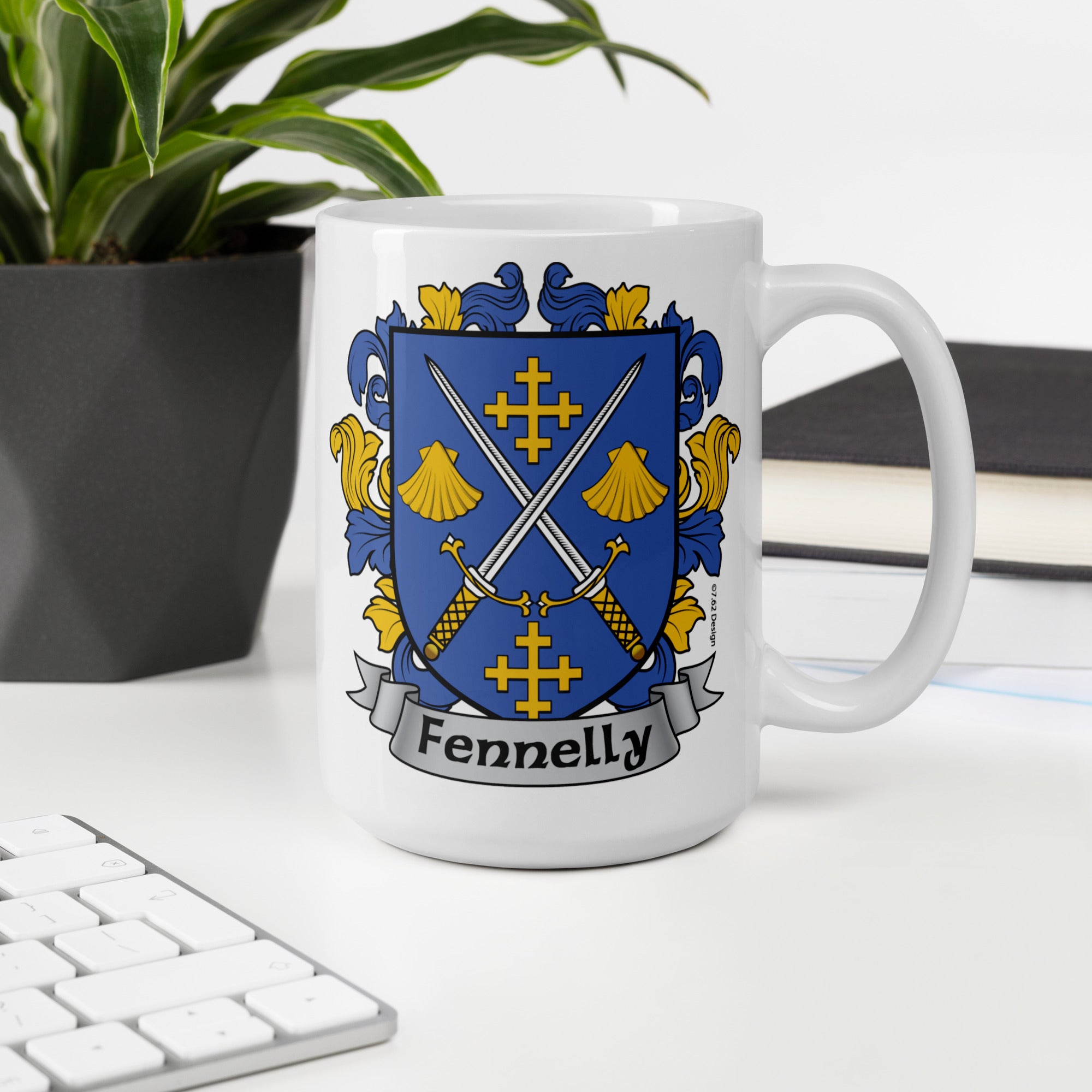 7.62 Design Fennelly Coat of Arms tazza 15oz ceramica