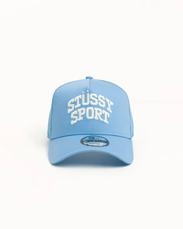 Stussy 9FORTY Sport Trucker berretto sky blue cotone