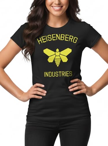 Makaya T-Shirt Donna Heisenberg Industries Nera Cotone S