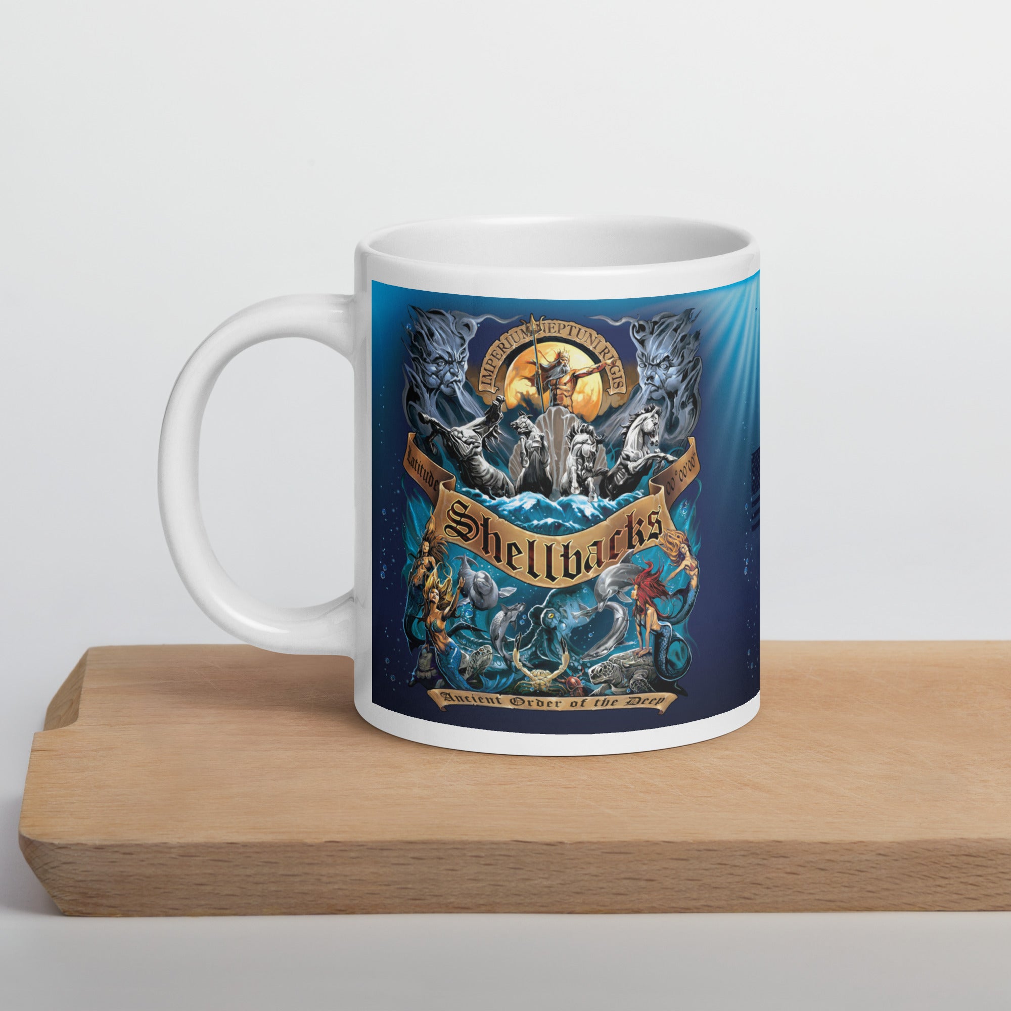 7.62 Design Shellbacks tazza mug ceramica bianca 591 ml 20 oz