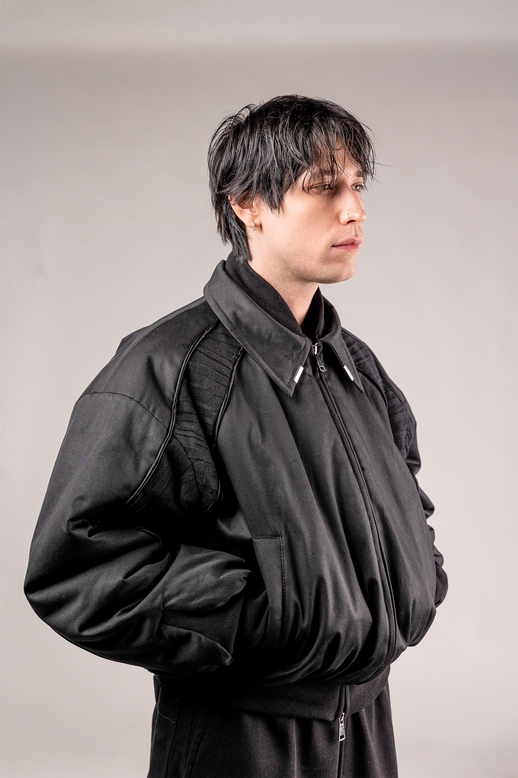 Tiat Fallen Angels Avalanche bomber cotone nero unica