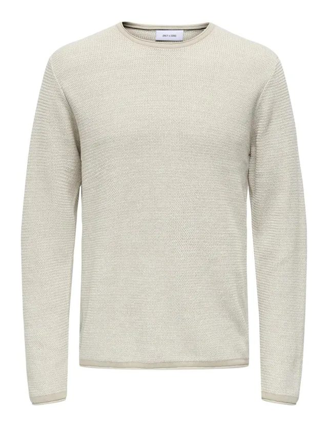 Only & Sons Onseric Pullover Maglione Uomo Nero Girocollo