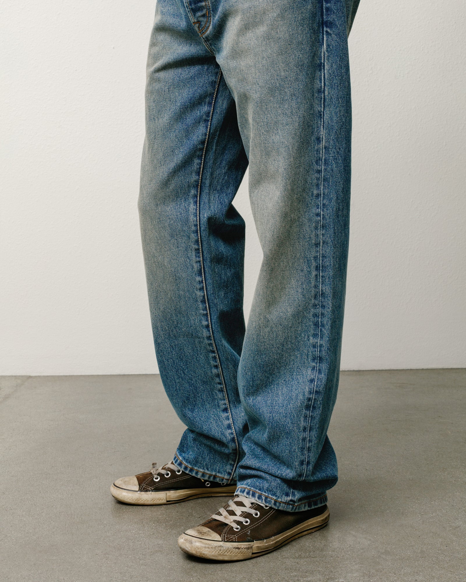 Stussy Slim Jean Denim jeans indigo cotone