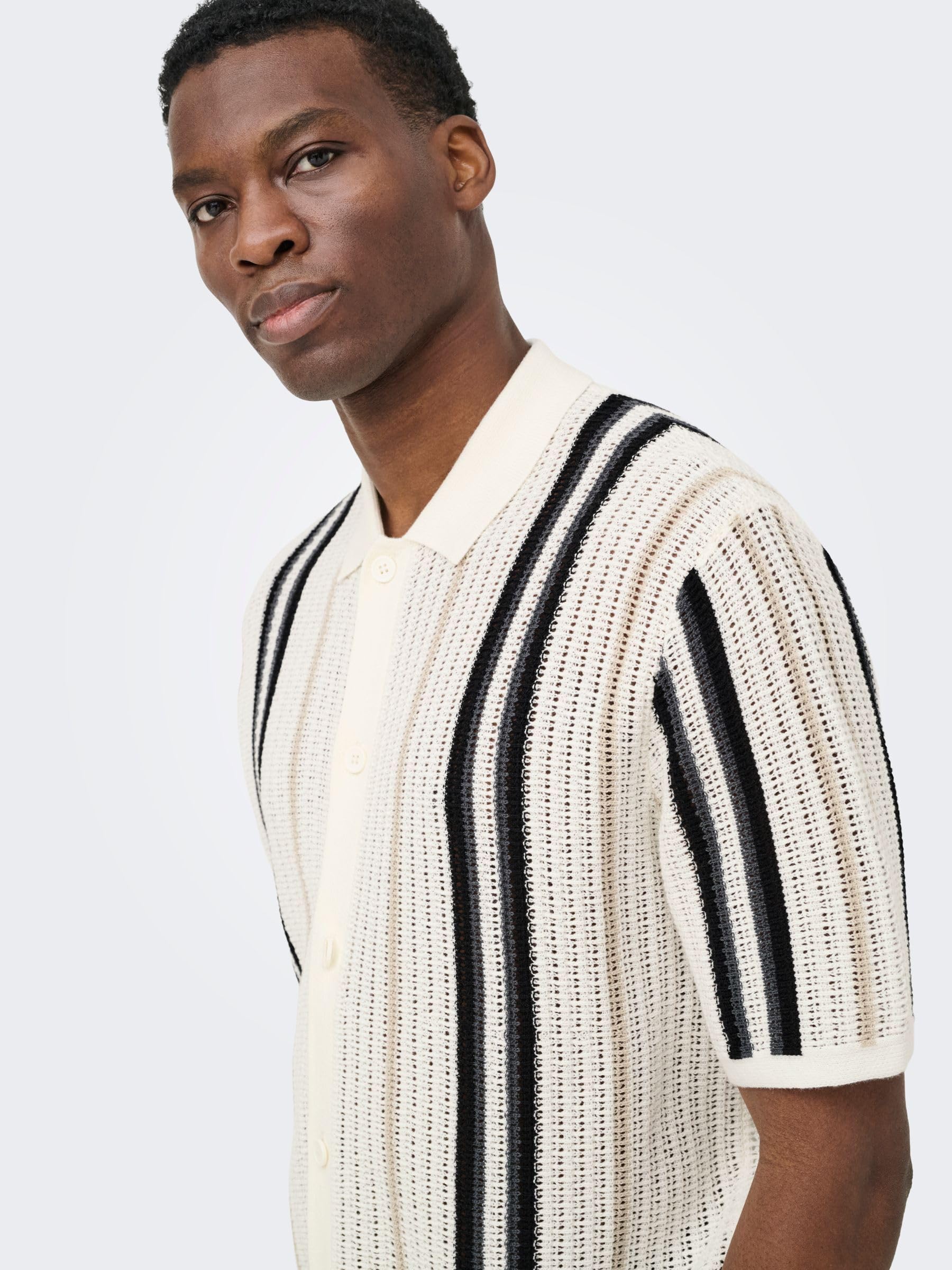 Only & Sons Onsleon Cardigan Maglia Navy Scuro L