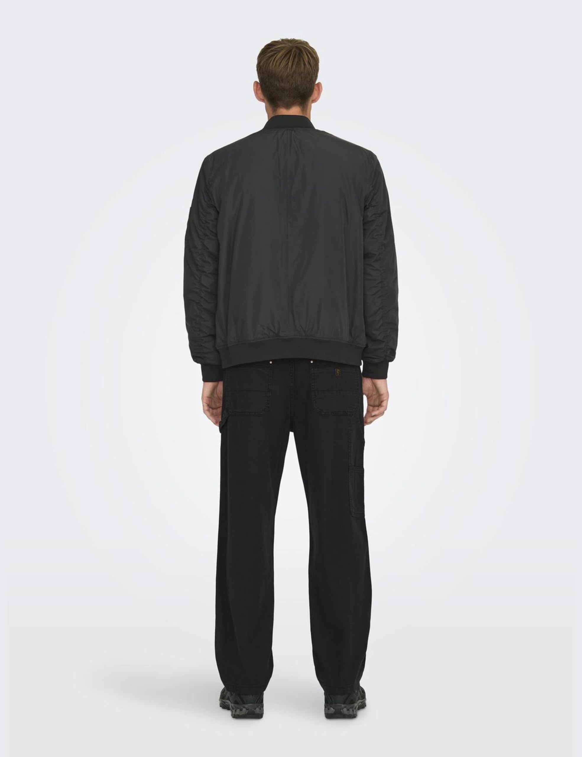 ONLY & SONS Joshua Bomber Uomo Nero Taglia S