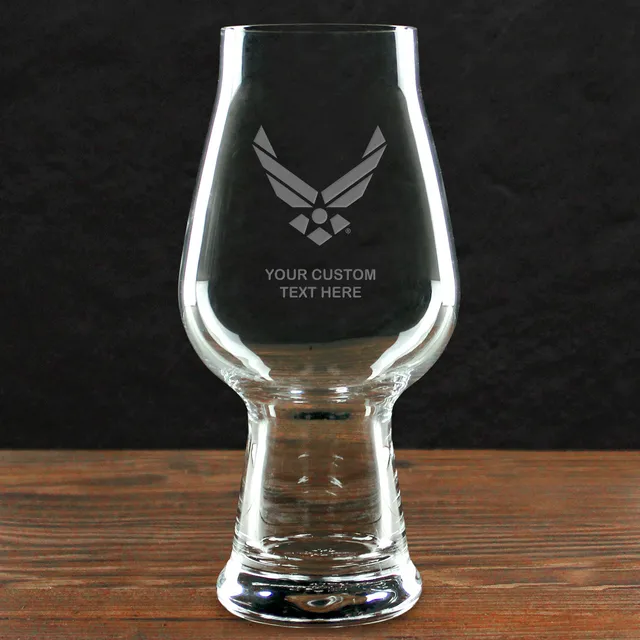 7.62 Design Drinkware Build Your Glass Bicchiere IPA Air Force Logo 540 ml