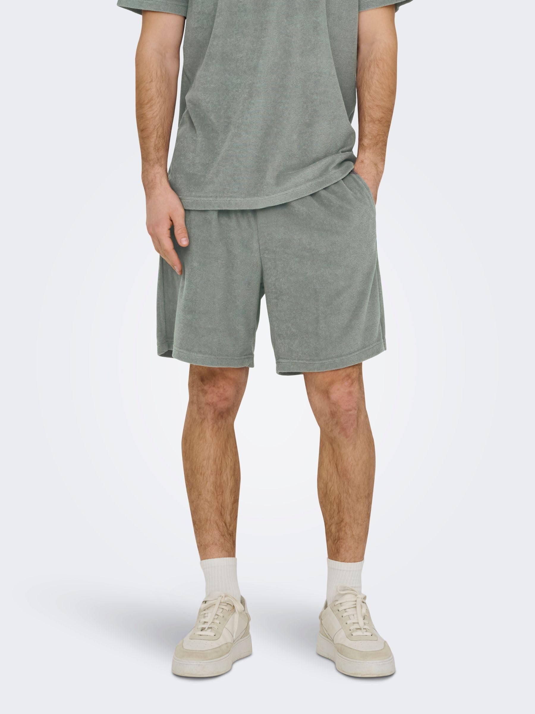 Only & Sons Onstellas Shorts Pantaloncini Sedona Sage L