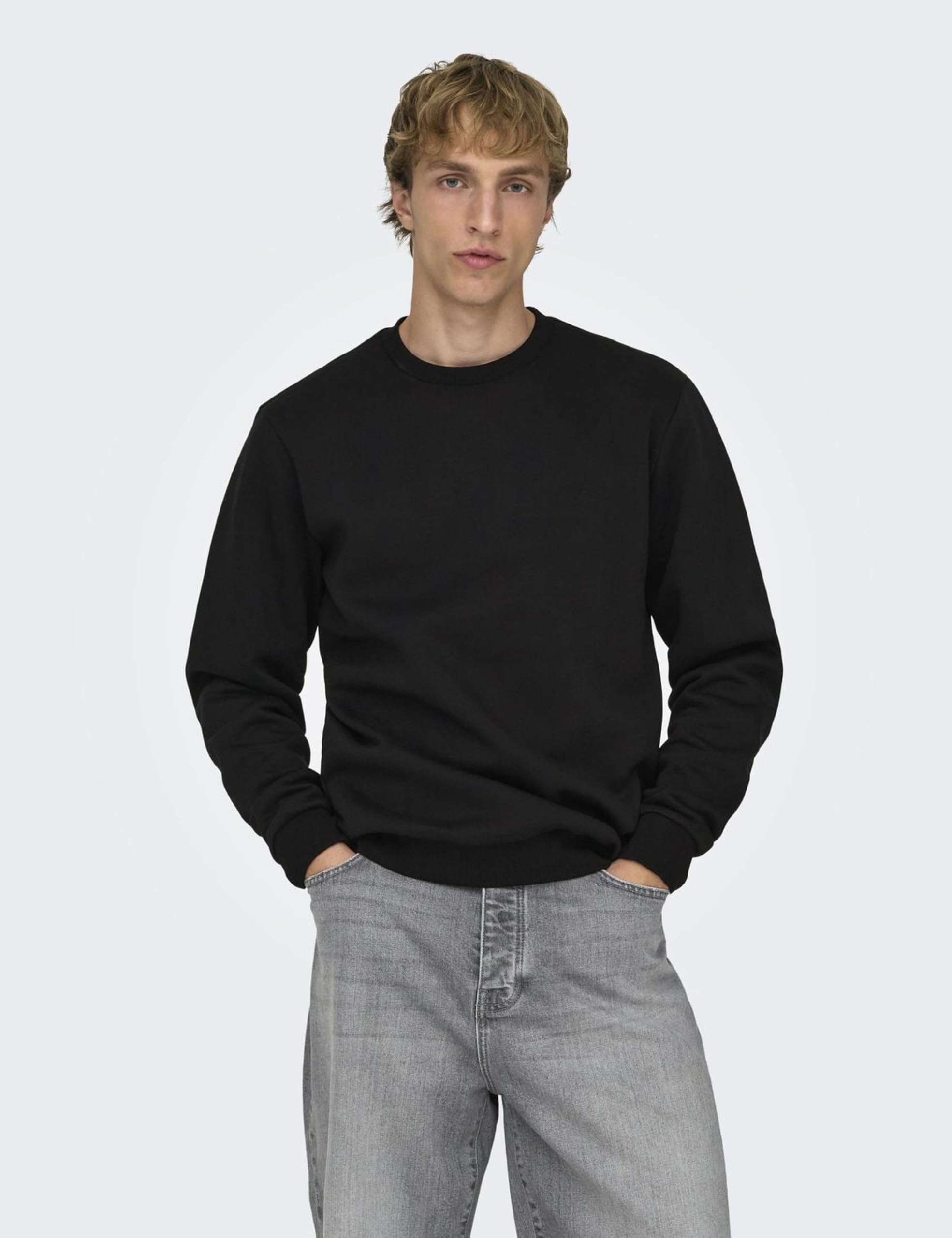 ONLY & SONS Ceres Felpa Maglione Uomo Basic Regular XL Cotone
