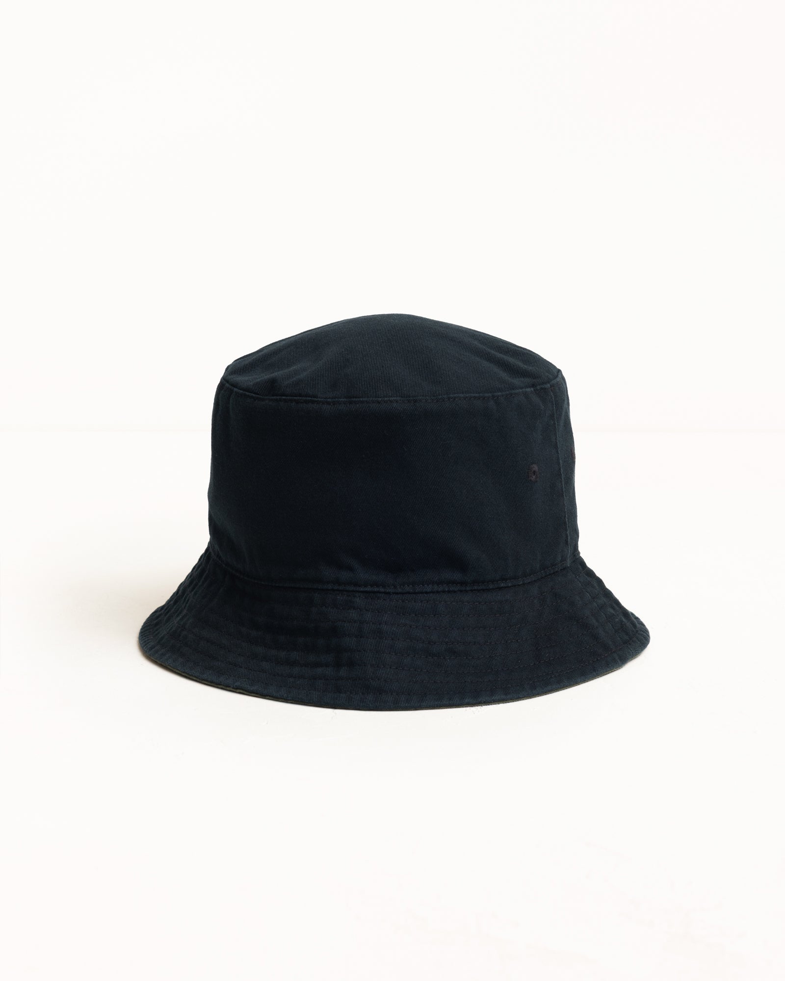 Stussy Reversible Stock Bucket Hat pescatore nero cotone