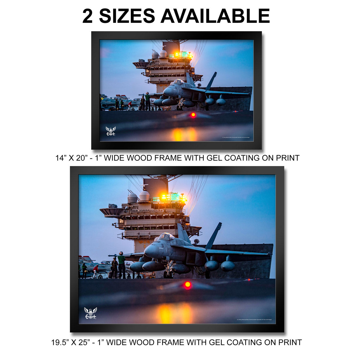 7.62 Design Navy F-18 Stampa Incorniciata 14x20 Catapulta
