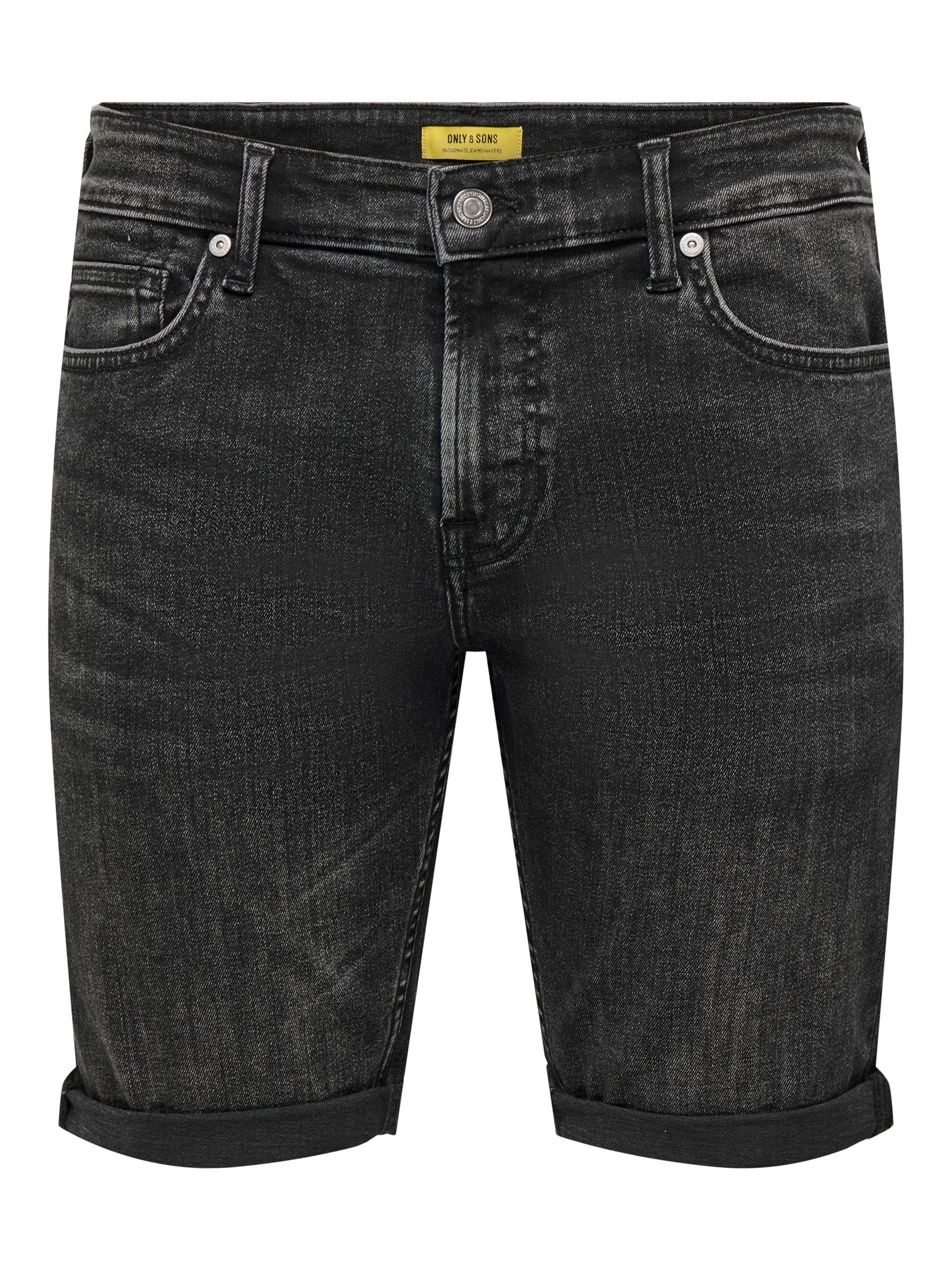 ONLY & SONS Pantaloncini Onsply 5192 Shorts Nero Taglia L