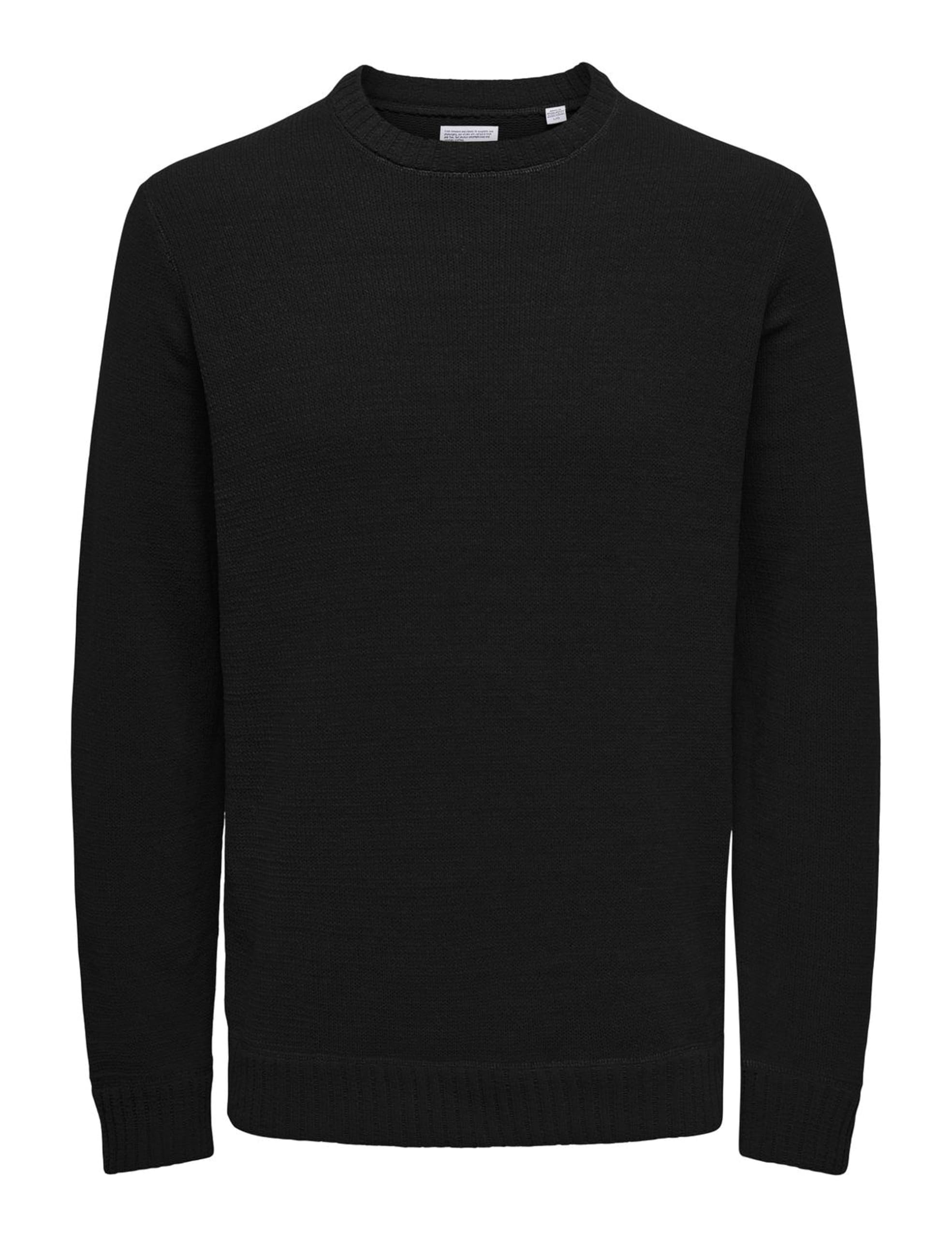 ONLY & SONS Onsethan Life Reg 7 maglione girocollo nero