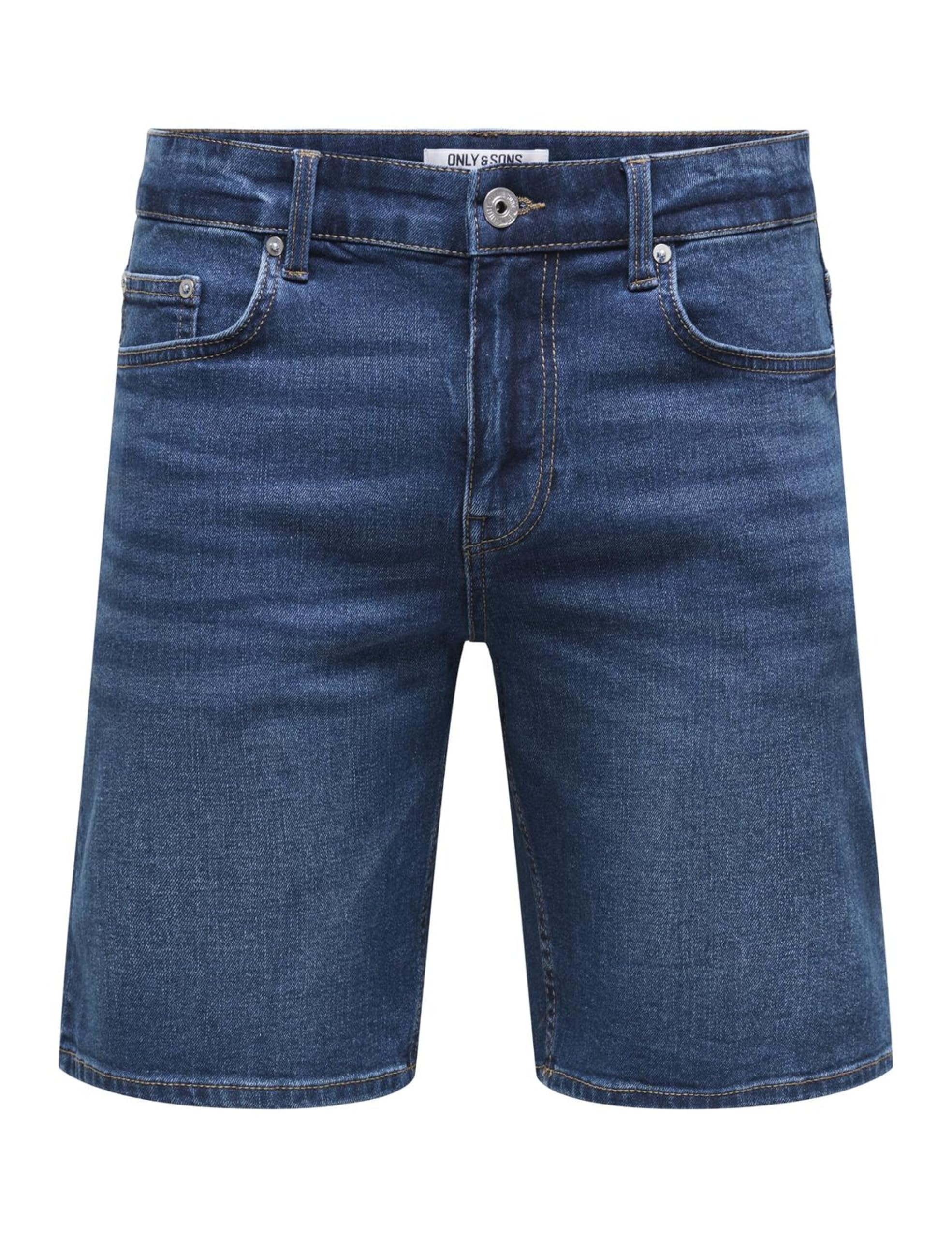 ONLY & SONS Onsweft Box Shorts Uomo XL Denim Grigio