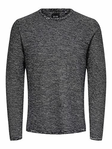 ONLY & SONS Onsniko Maglione Uomo Navy Scuro S girocollo