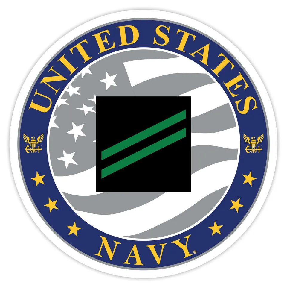 7.62 Design US Navy E-2 Airman Apprentice Adesivo 8,9 cm