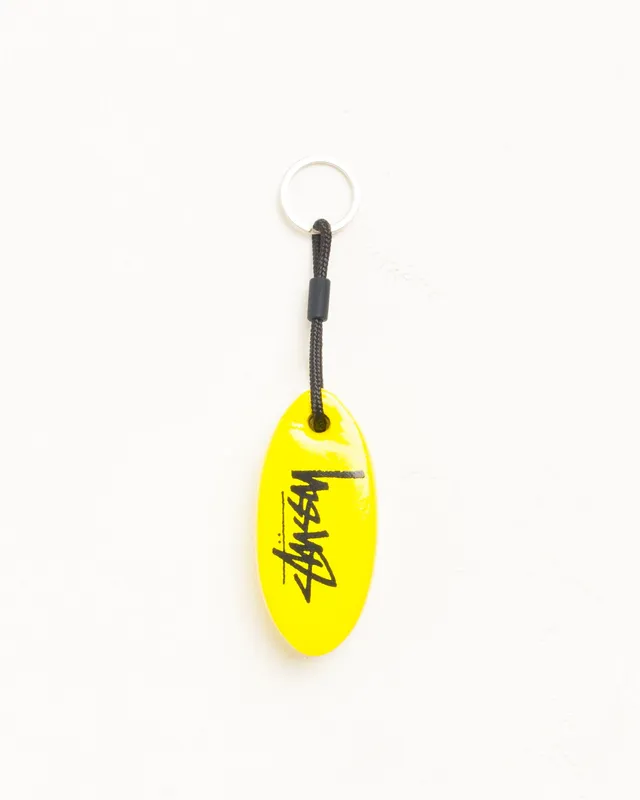 Stussy Floatie portachiavi giallo schiuma 8 cm