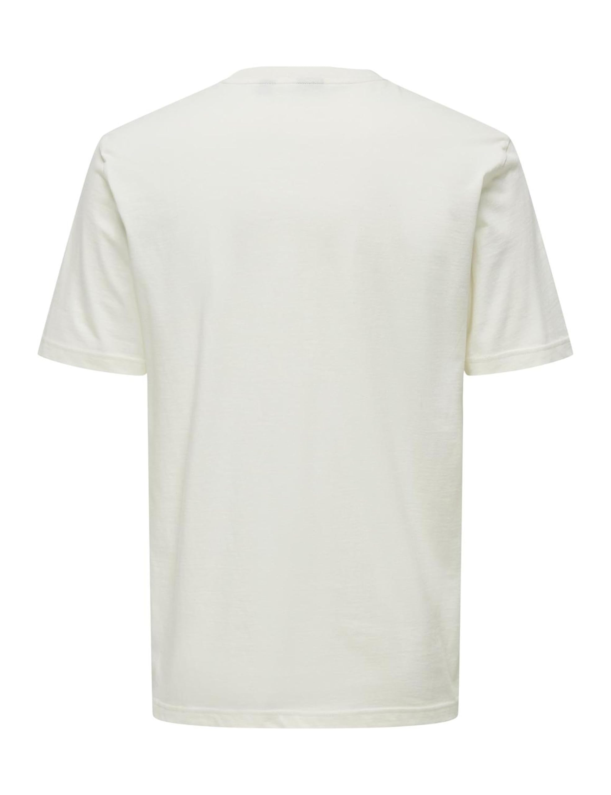 Only & Sons Onskarter T-Shirt Uomo Bianco S Cotone