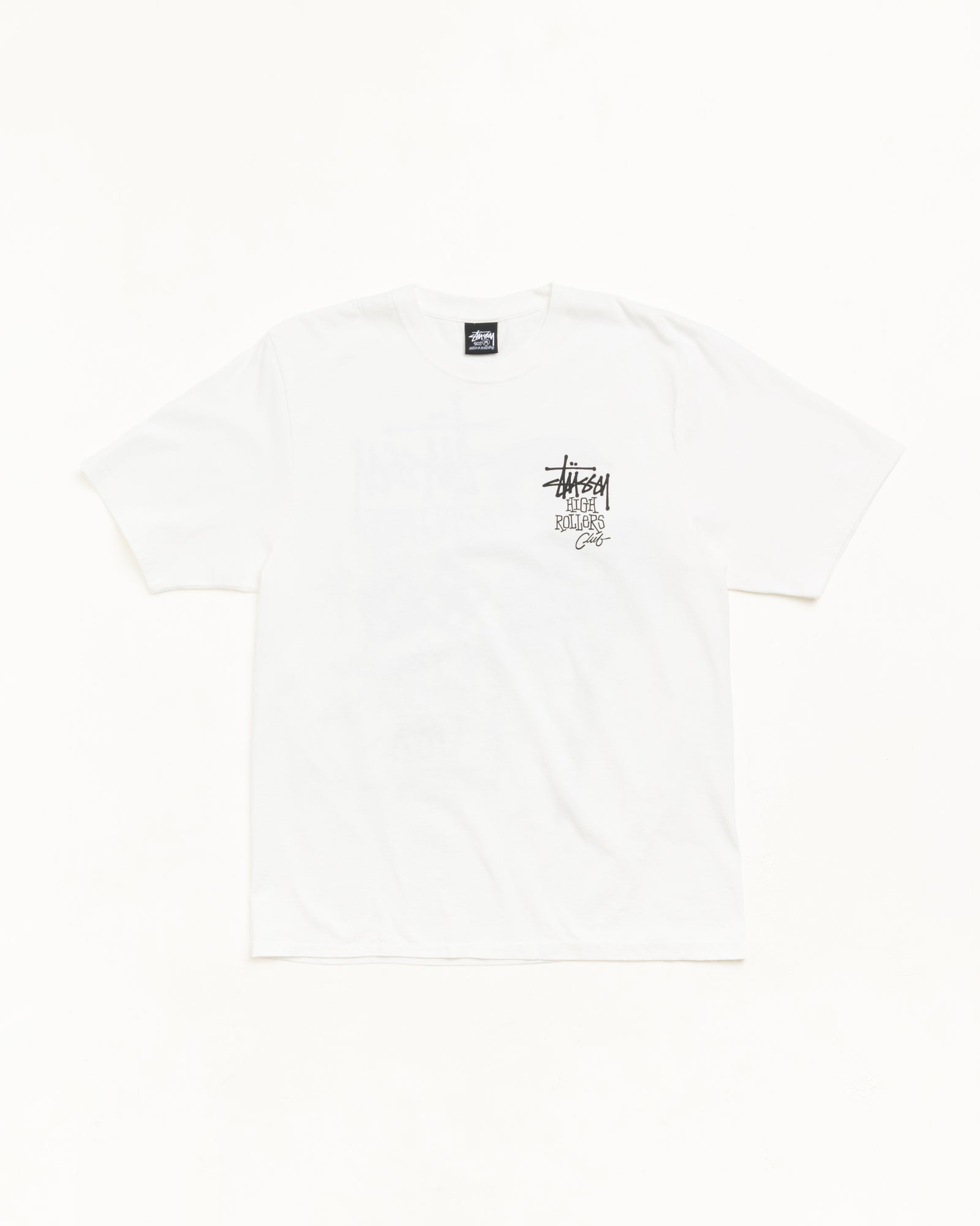 Stussy High Rollers Tee maglietta Natural cotone