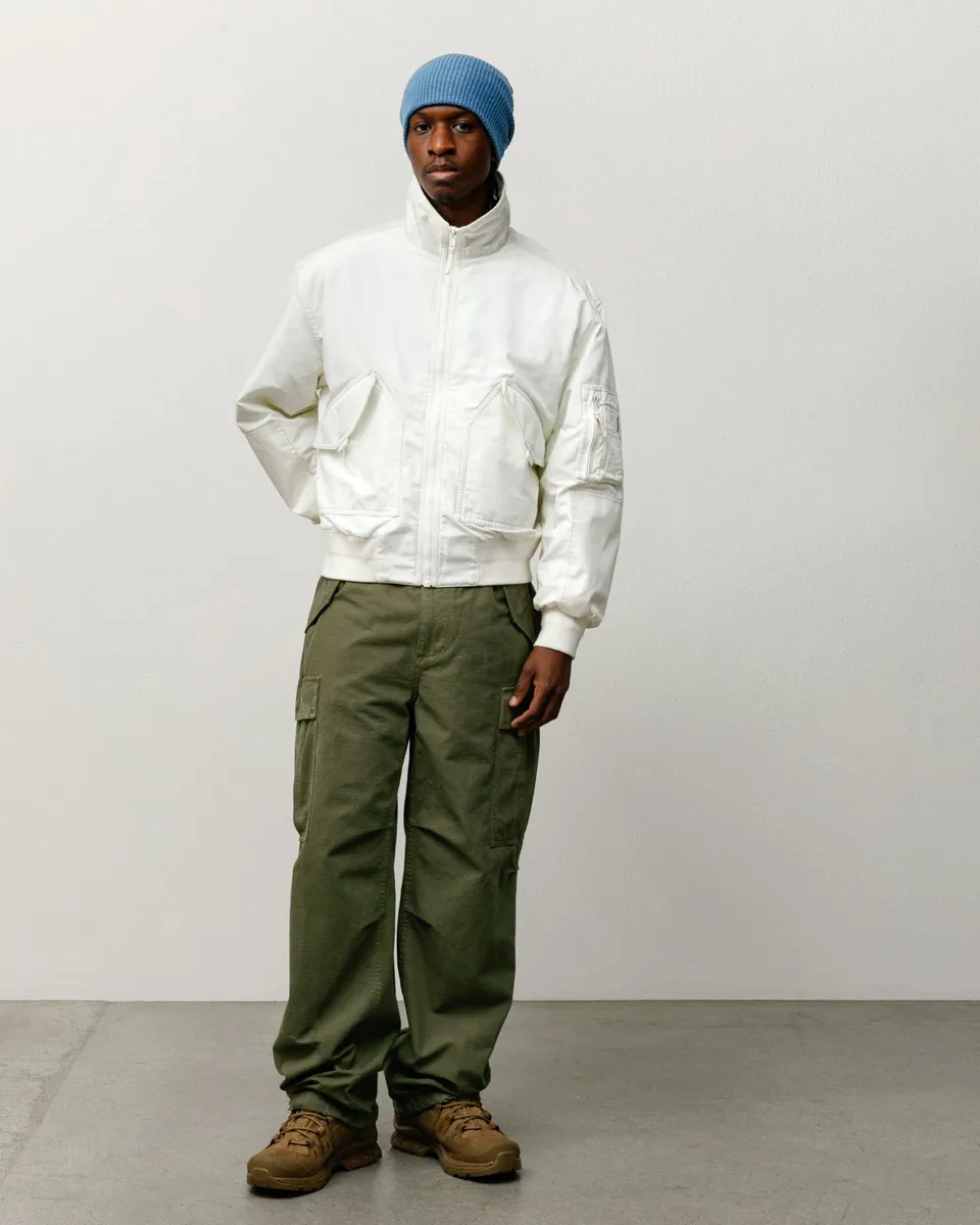 Stussy Cargo Pant pantaloni verde oliva cotone