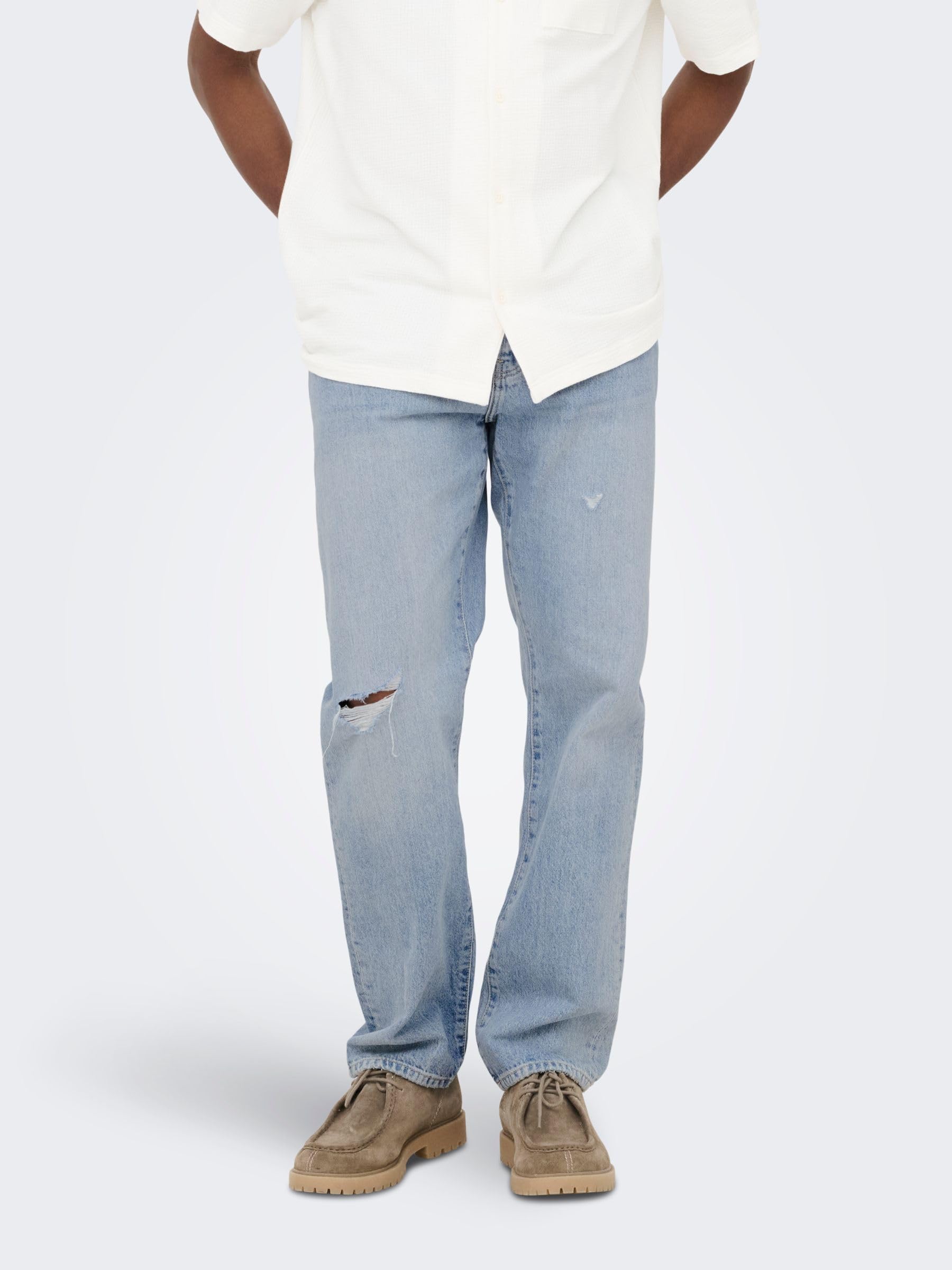 Only & Sons Onsedge Straight Jeans Uomo 32W/32L