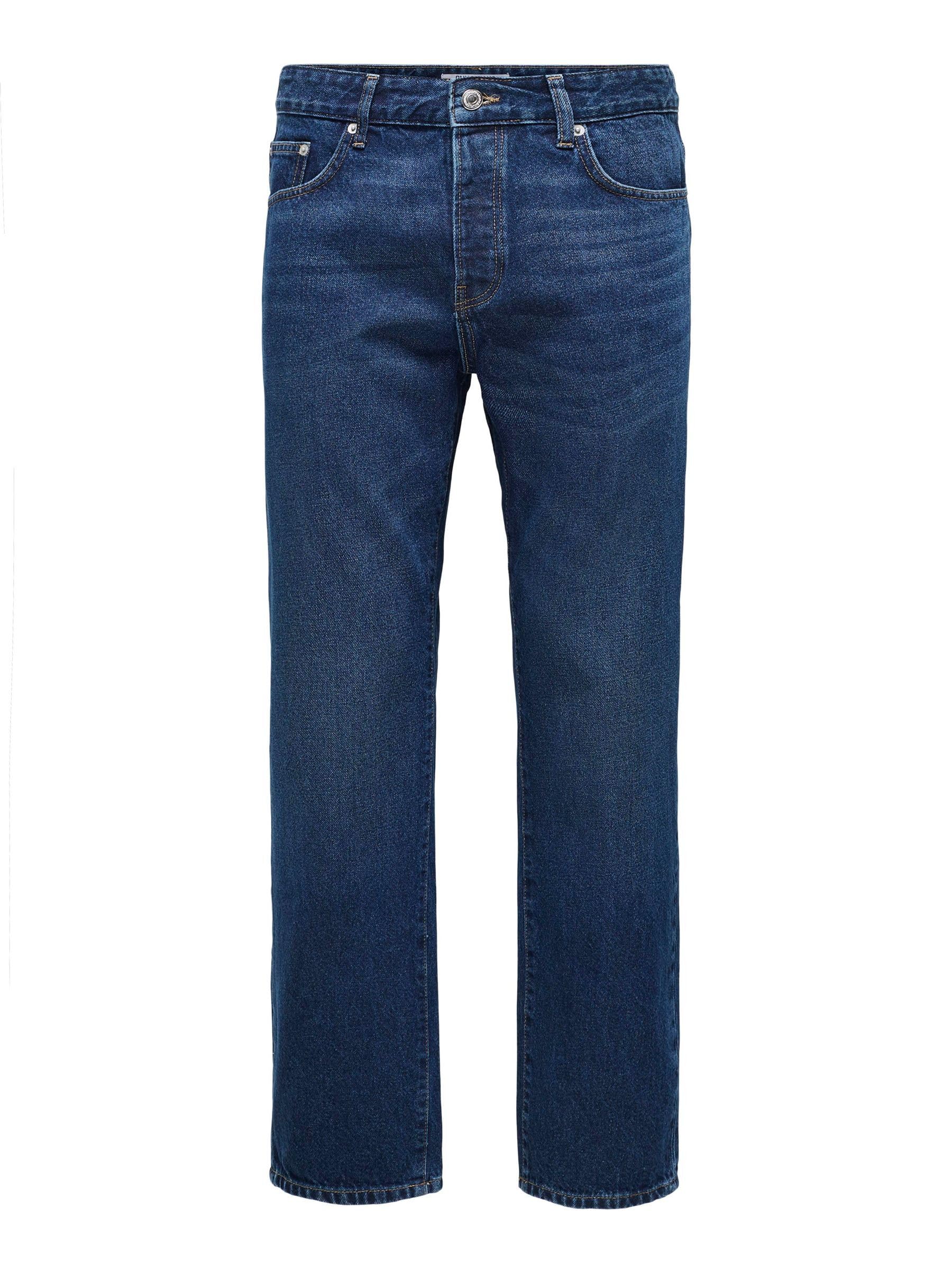 Only & Sons Onsedge Jeans Uomo Straight Nero 33W/32L