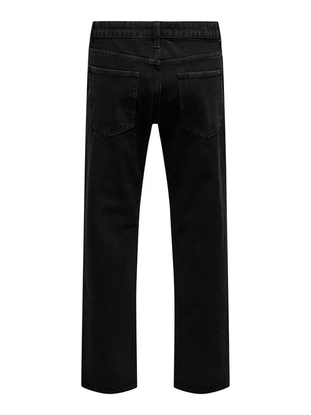ONLY & SONS Onsedge Straight 7901 jeans uomo Light Grey