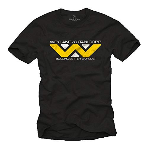 Makaya Weyland Yutani Alien T-Shirt Uomo M Cotone