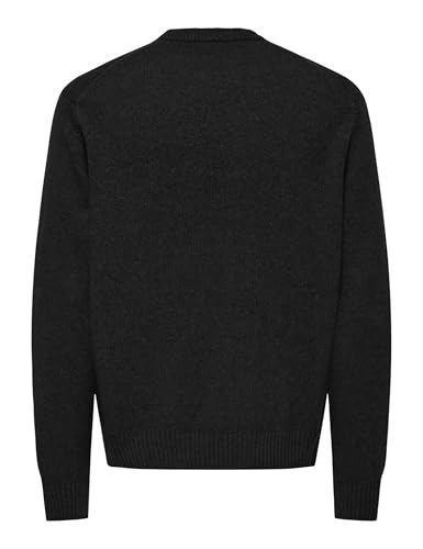 Only & Sons Onsjames pullover uomo girocollo nero taglia M
