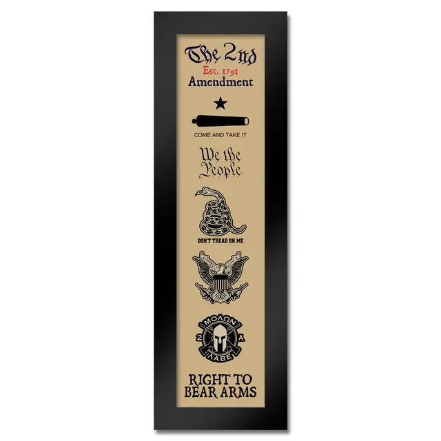 7.62 Design 2nd Amendment Heritage Quadro Cornice 25"