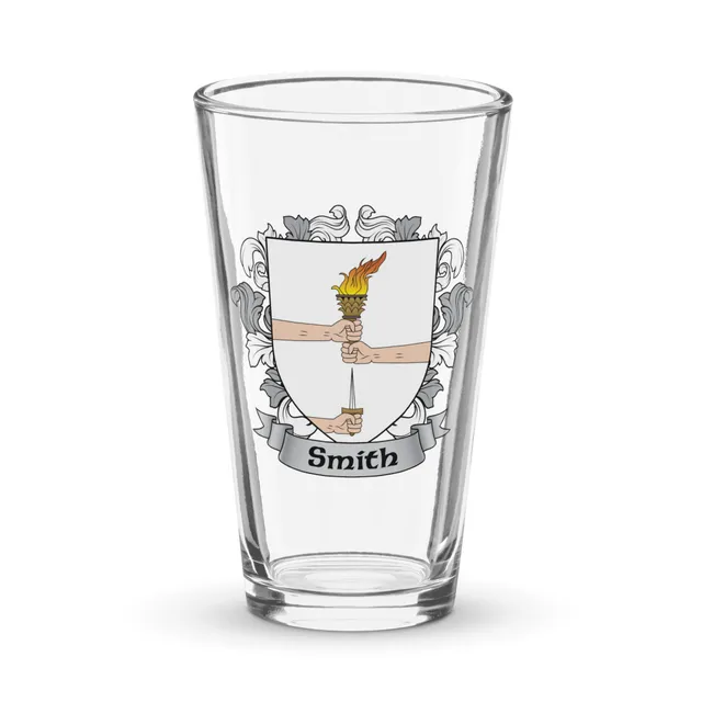 7.62 Design Smith bicchiere birra vetro 473ml stemma Irish