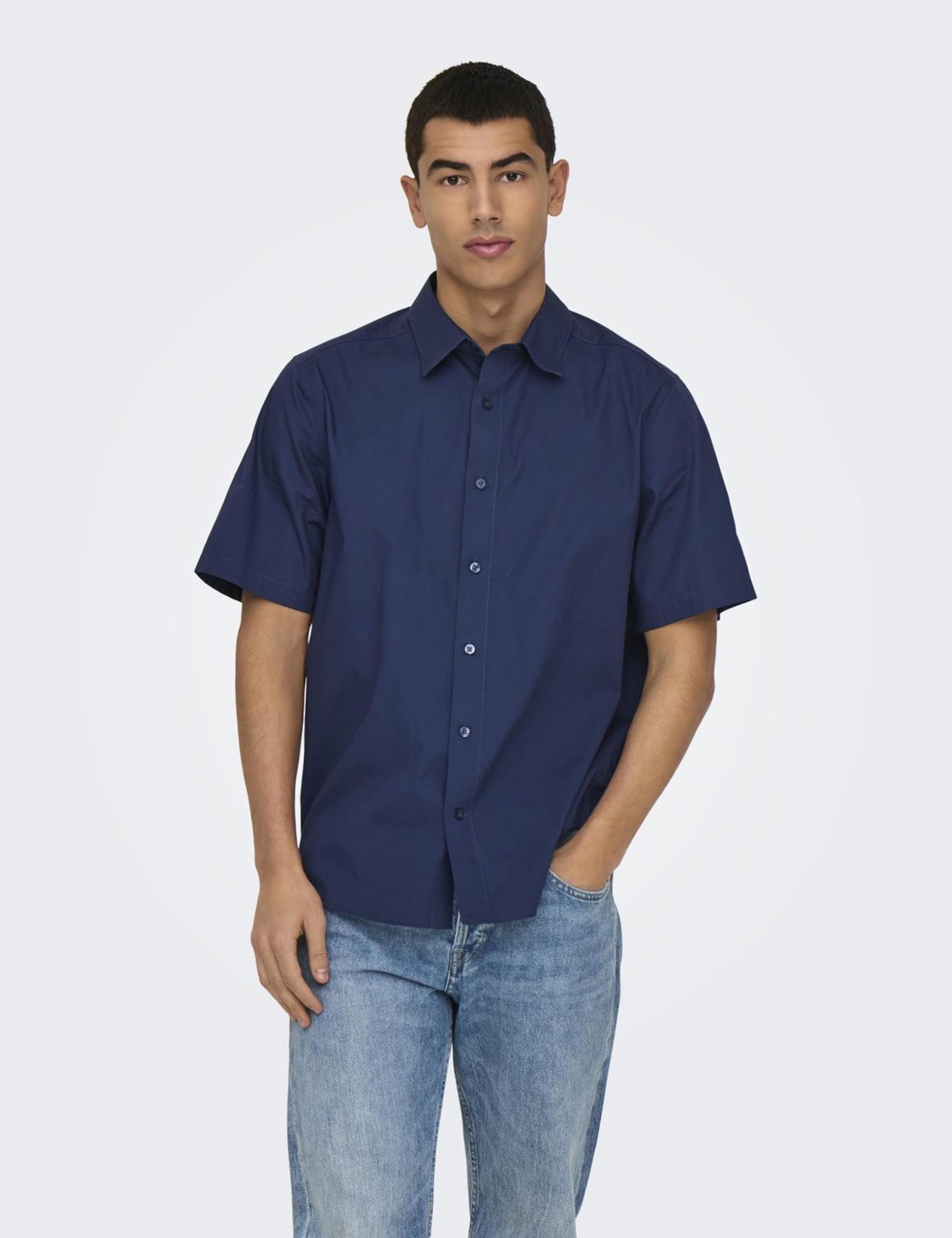 Only & Sons Onsjoakim Ss Reg Camicia Uomo Manica Corta