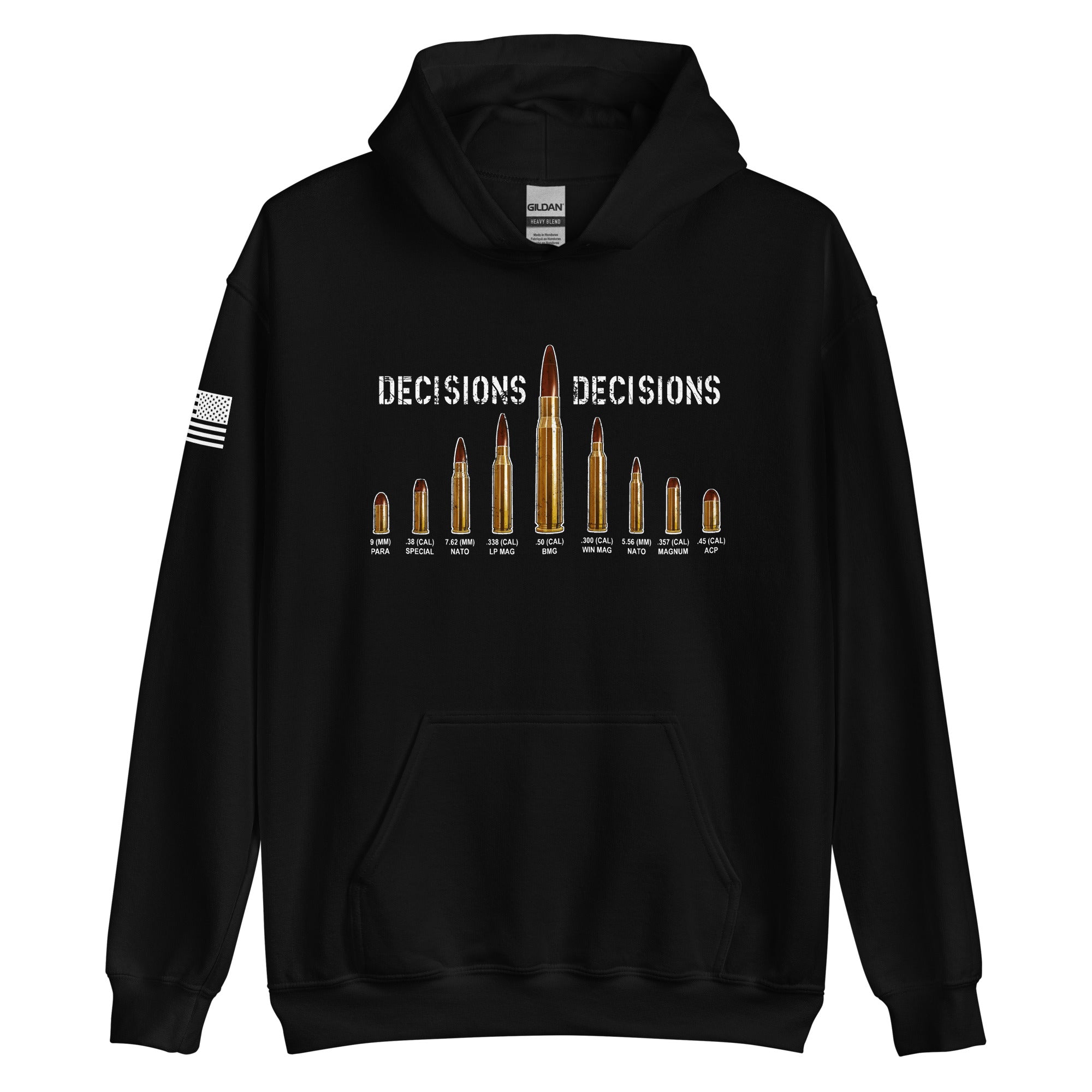7.62 Design Decisions Felpa cappuccio nera cotone uomo